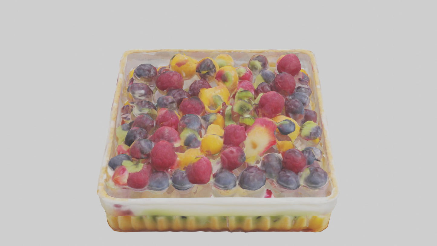 Frozen Fruit Tart Pack model 3D model