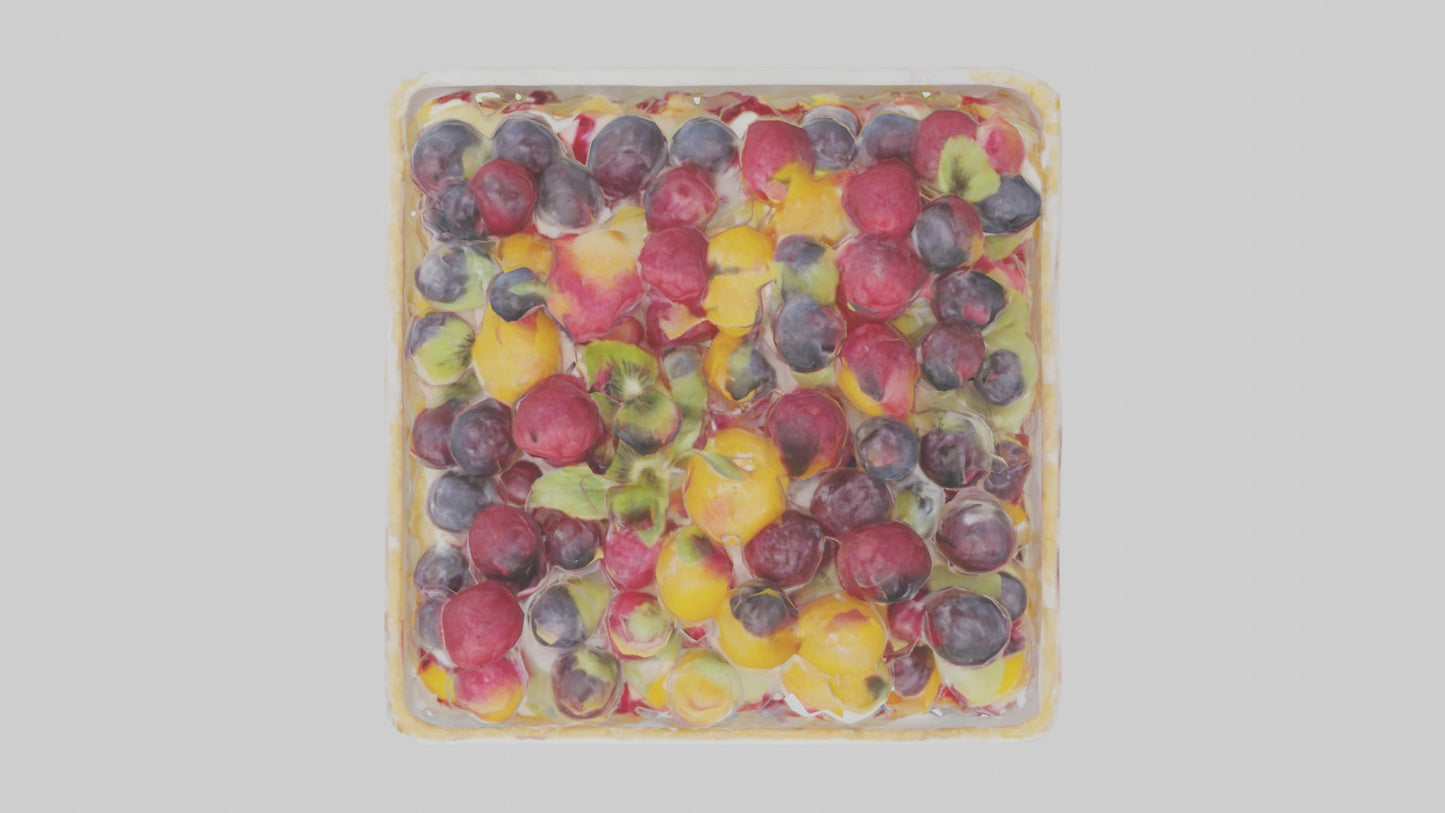Frozen Fruit Tart Pack model 3D model