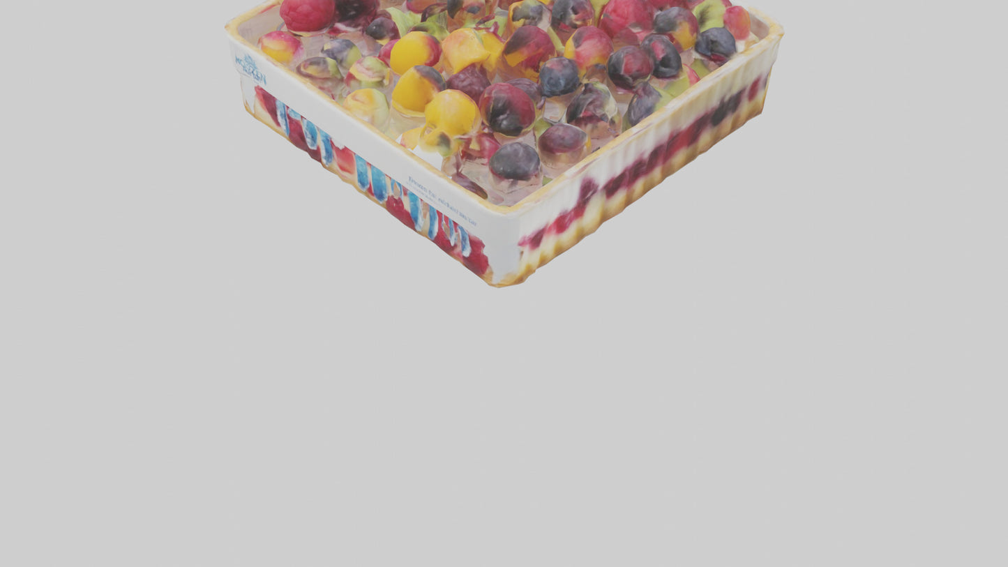 Frozen Fruit Tart Pack model 3D model