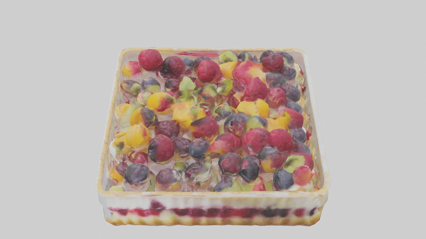 Frozen Fruit Tart Pack model 3D model