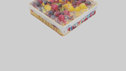 Frozen Fruit Tart Pack model 3D model