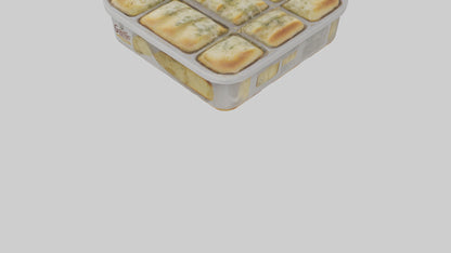 Frozen Garlic Bread Pack model 3D model