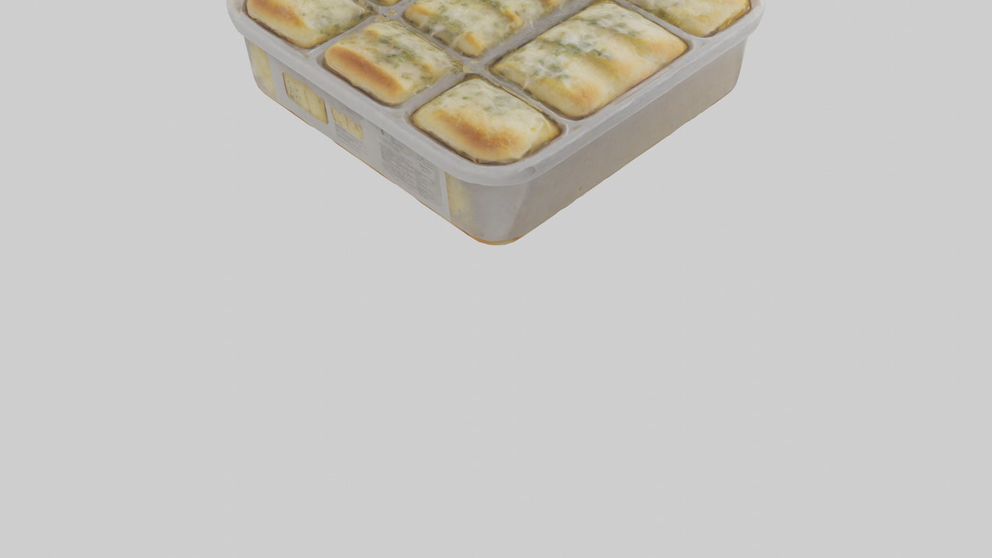 Frozen Garlic Bread Pack model 3D model