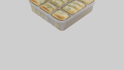 Frozen Garlic Bread Pack model 3D model