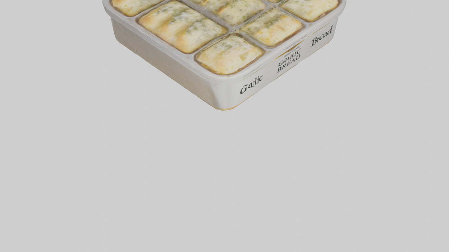 Frozen Garlic Bread Pack model 3D model