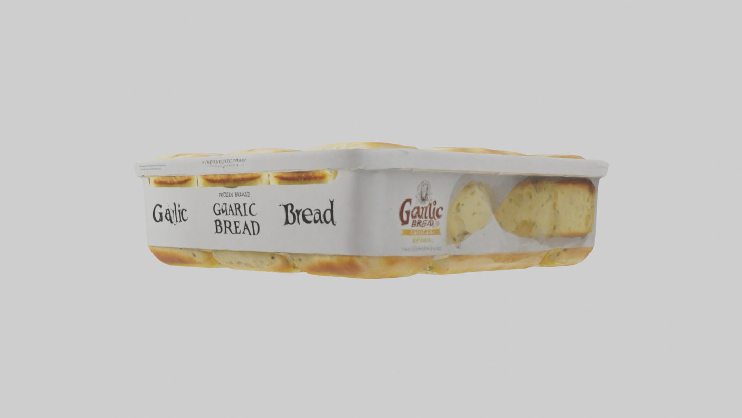 Frozen Garlic Bread Pack model 3D model