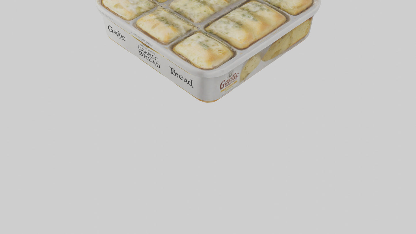 Frozen Garlic Bread Pack model 3D model