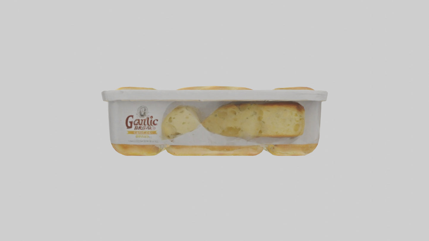 Frozen Garlic Bread Pack model 3D model