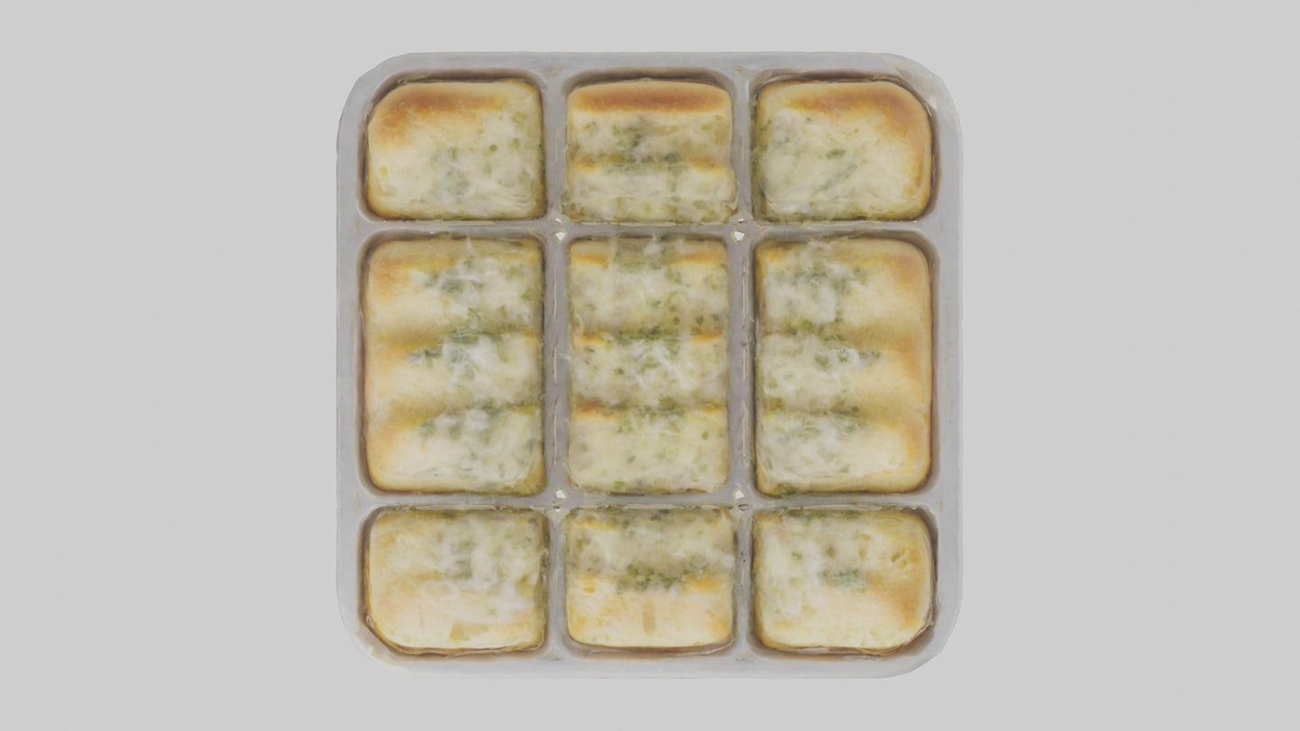 Frozen Garlic Bread Pack model 3D model