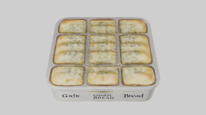Frozen Garlic Bread Pack model 3D model
