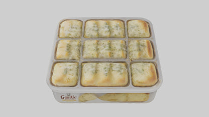 Frozen Garlic Bread Pack model 3D model