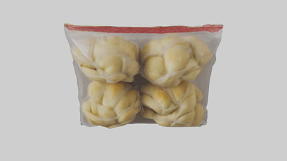 Frozen Garlic Knots Pack model 3D model