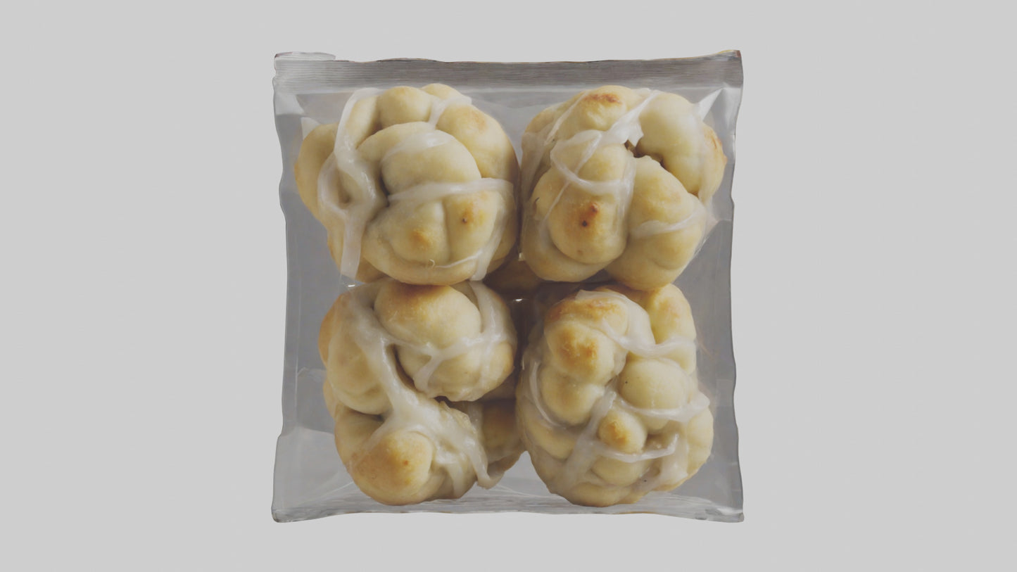 Frozen Garlic Knots Pack model 3D model