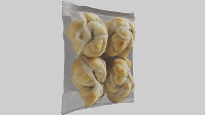 Frozen Garlic Knots Pack model 3D model