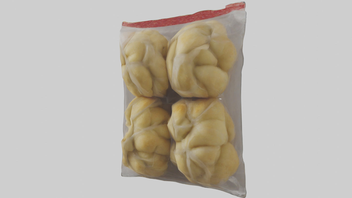 Frozen Garlic Knots Pack model 3D model