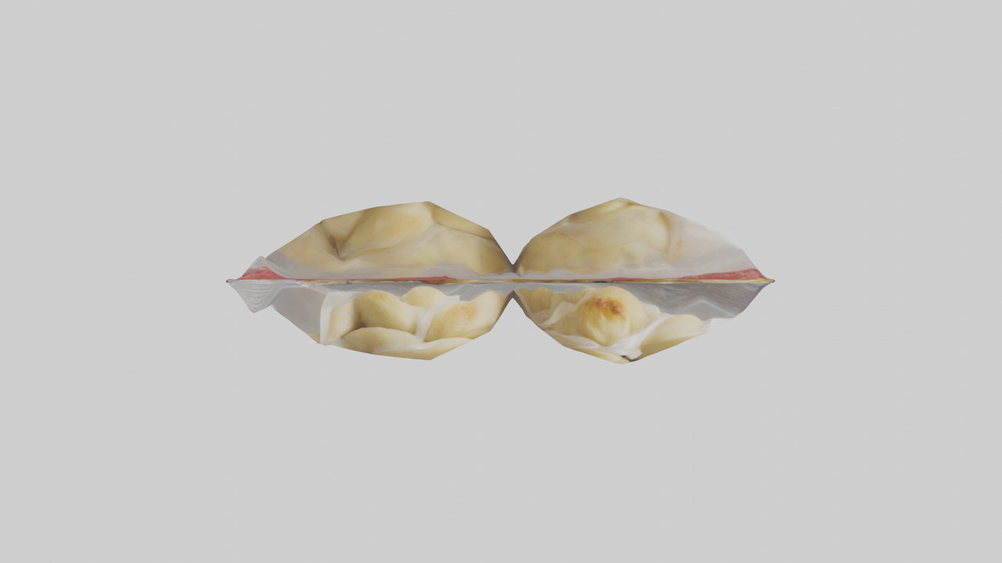 Frozen Garlic Knots Pack model 3D model