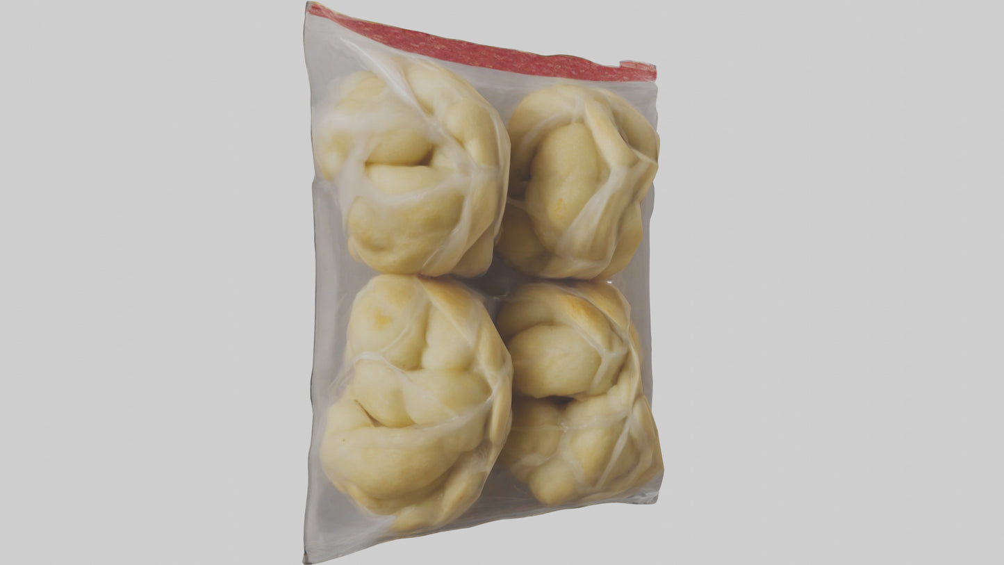 Frozen Garlic Knots Pack model 3D model