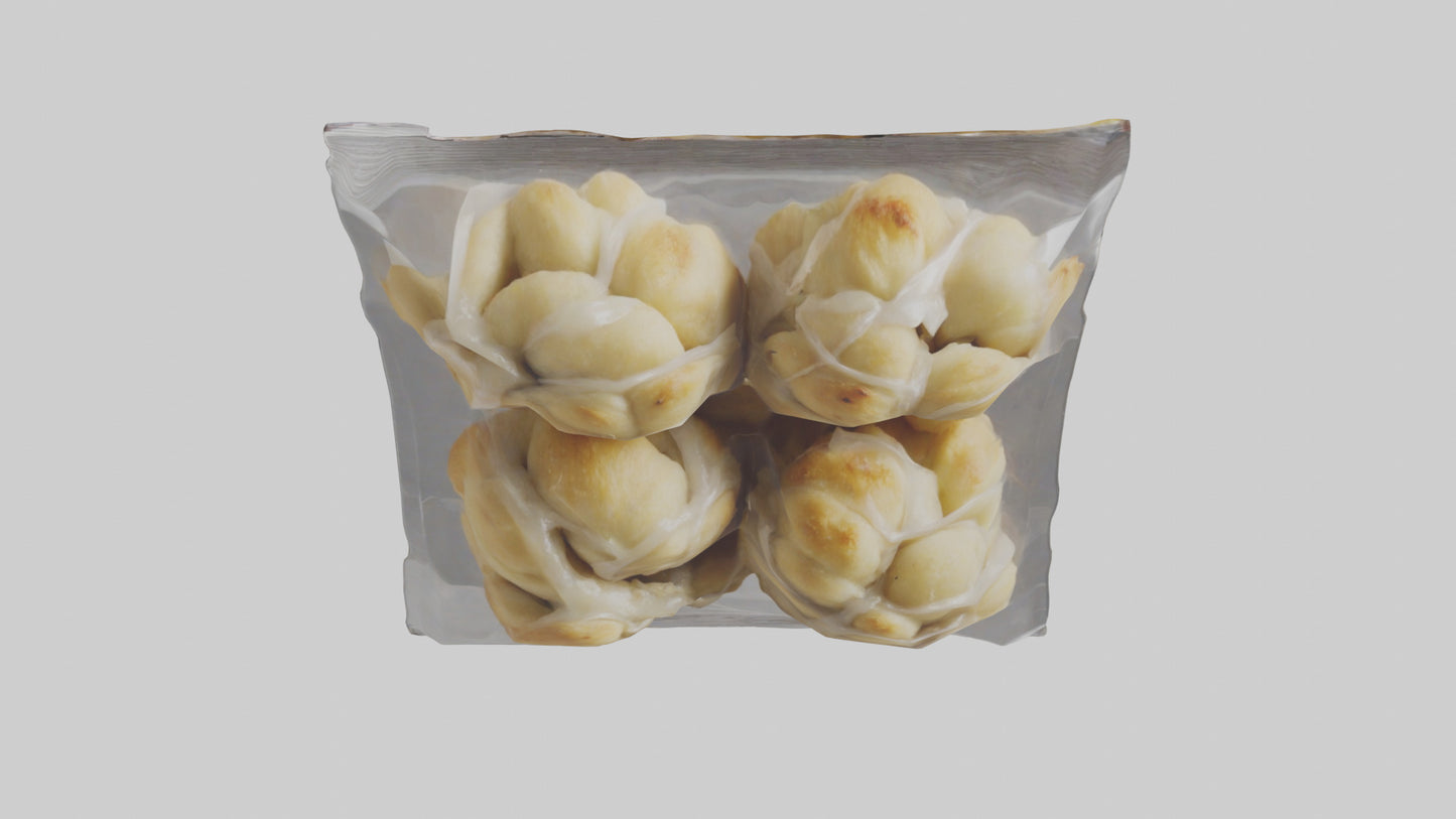 Frozen Garlic Knots Pack model 3D model
