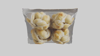 Frozen Garlic Knots Pack model 3D model