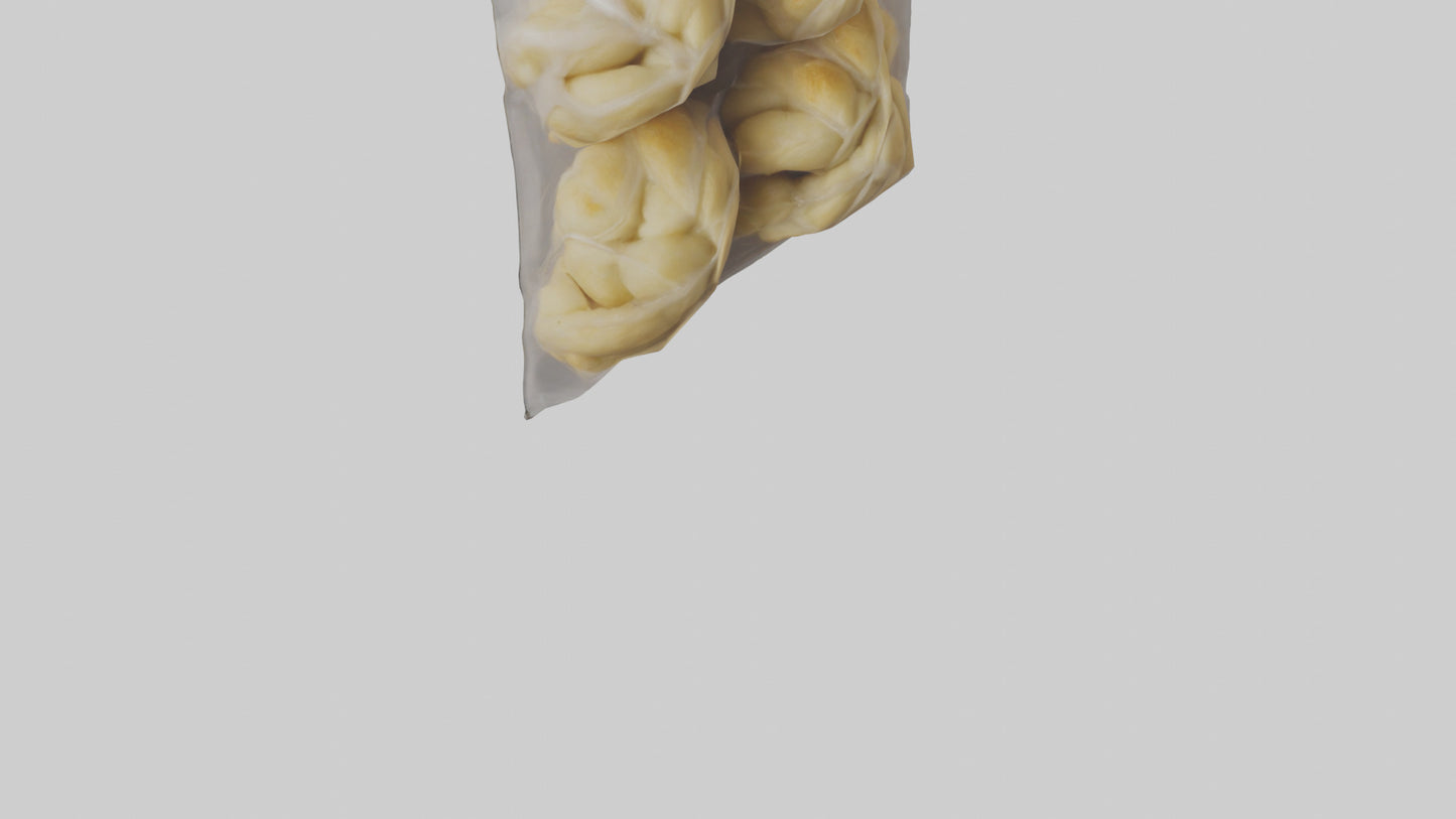 Frozen Garlic Knots Pack model 3D model