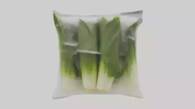 Frozen Leeks Pack model 3D model