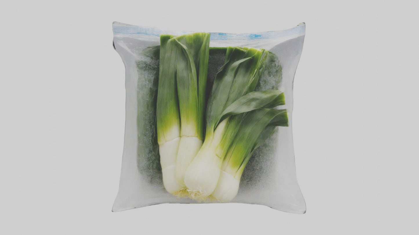 Frozen Leeks Pack model 3D model