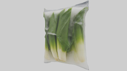 Frozen Leeks Pack model 3D model