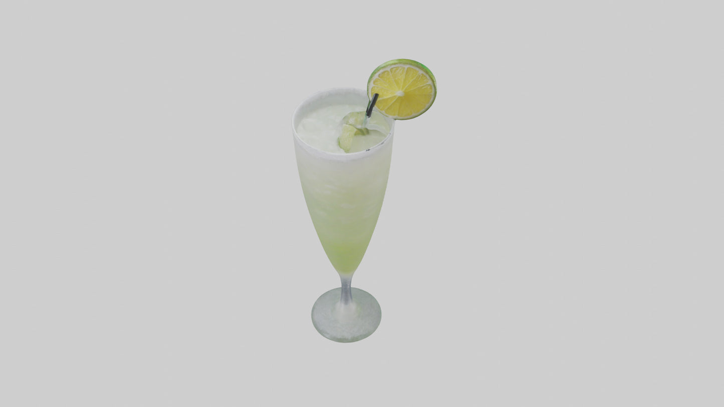 Frozen margarita model 3D model