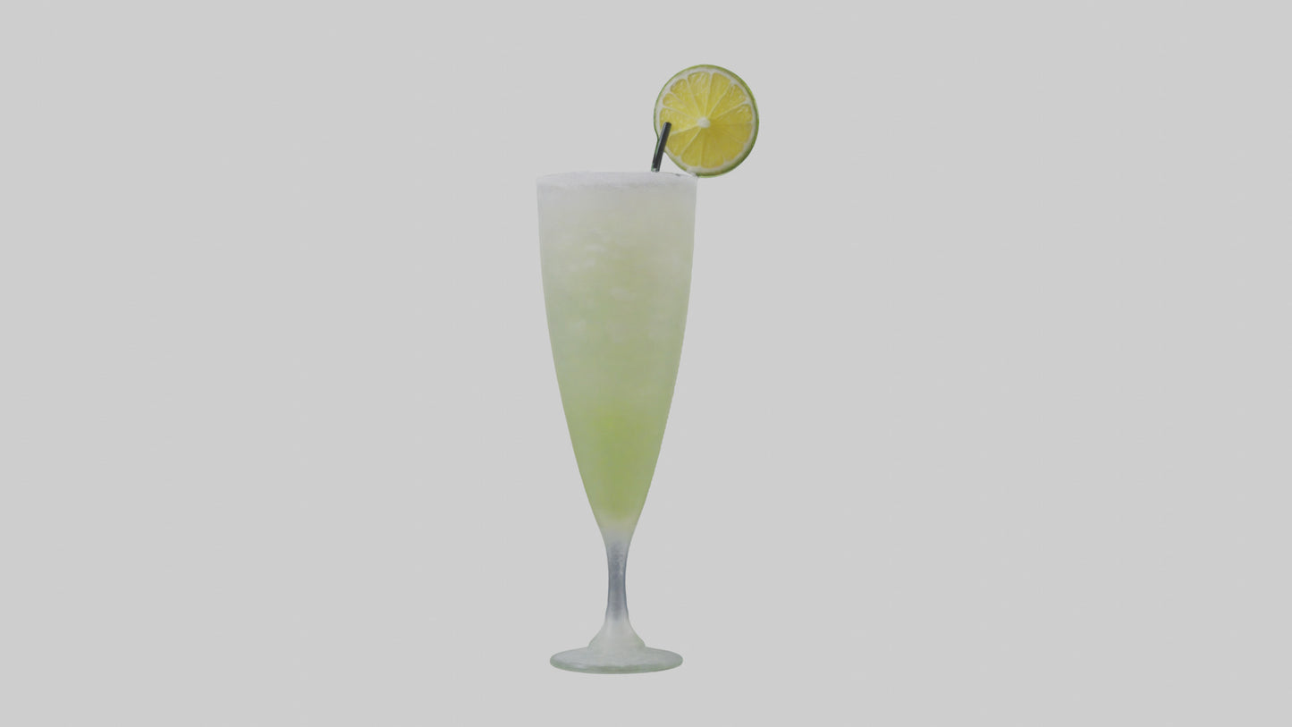 Frozen margarita model 3D model
