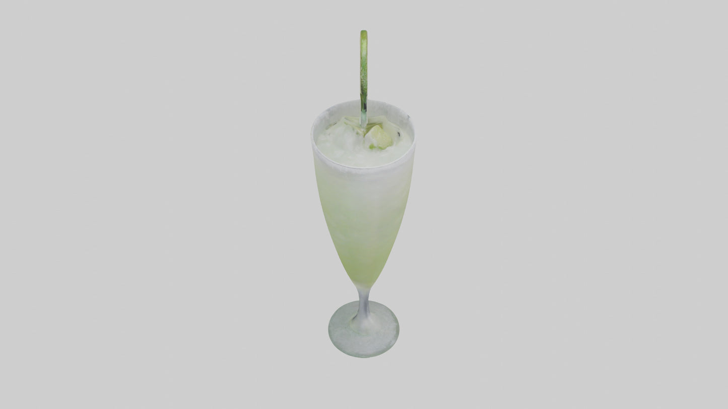 Frozen margarita model 3D model