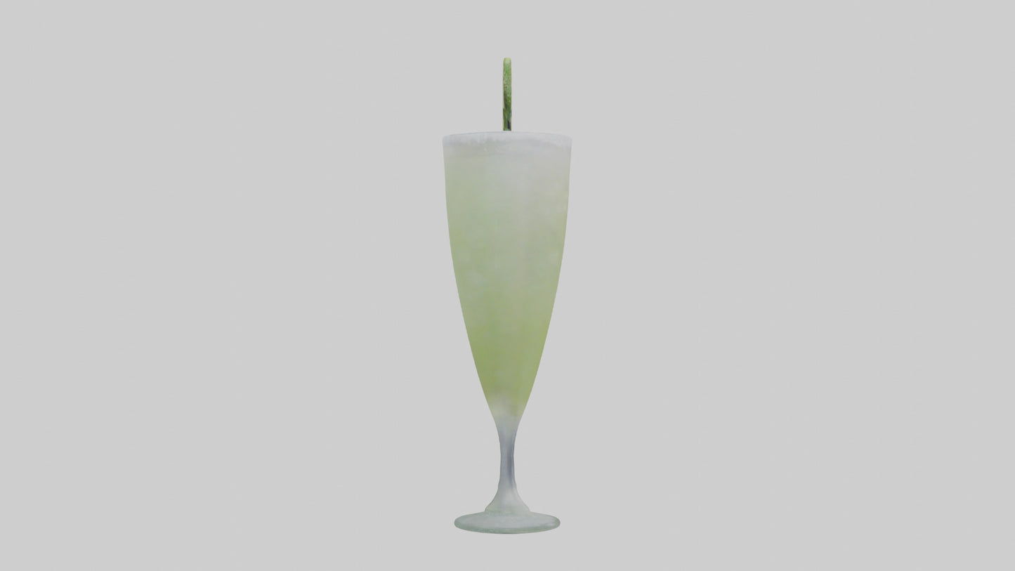 Frozen margarita model 3D model