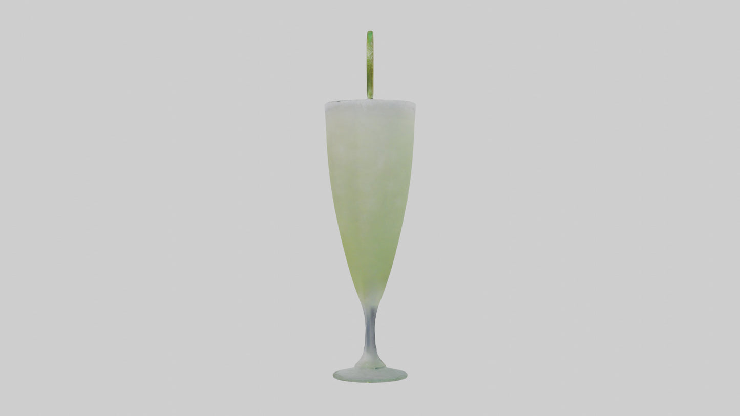 Frozen margarita model 3D model