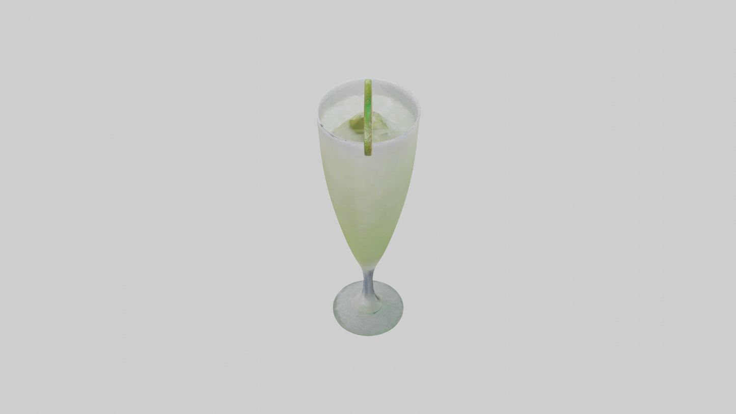 Frozen margarita model 3D model