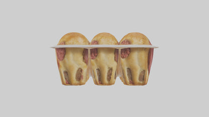 Frozen Meat Pies Pack model 3D model