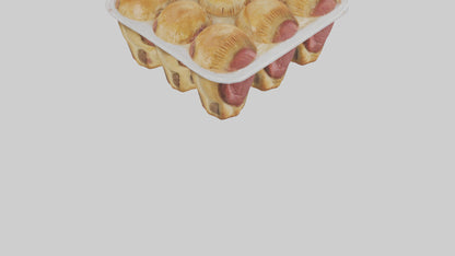 Frozen Meat Pies Pack model 3D model
