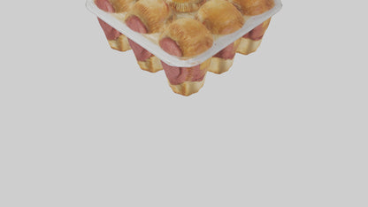 Frozen Meat Pies Pack model 3D model