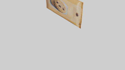 Frozen Oatmeal Raisin Cookies Pack model 3D model