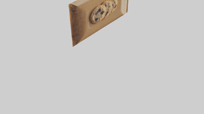 Frozen Oatmeal Raisin Cookies Pack model 3D model