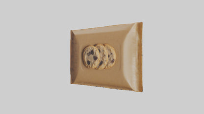 Frozen Oatmeal Raisin Cookies Pack model 3D model