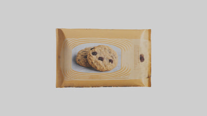 Frozen Oatmeal Raisin Cookies Pack model 3D model
