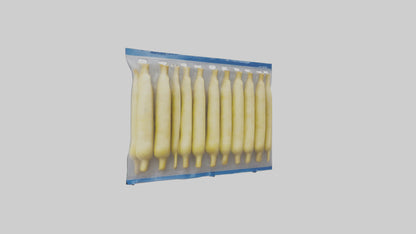 Frozen Parsnips Pack model 3D model