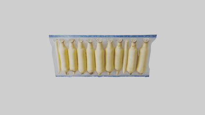 Frozen Parsnips Pack model 3D model