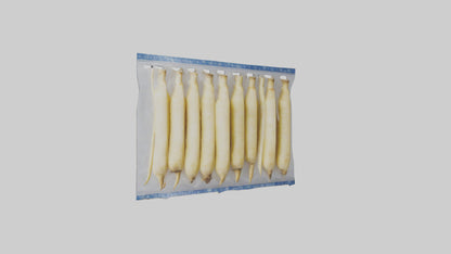 Frozen Parsnips Pack model 3D model
