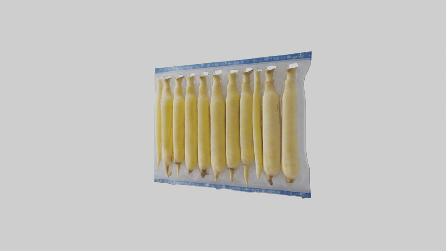 Frozen Parsnips Pack model 3D model