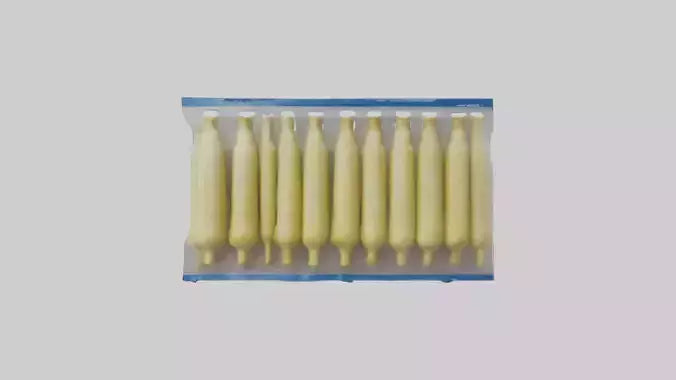 Frozen Parsnips Pack model 3D model