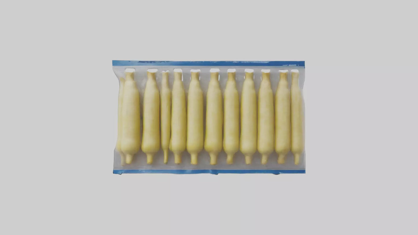 Frozen Parsnips Pack model 3D model