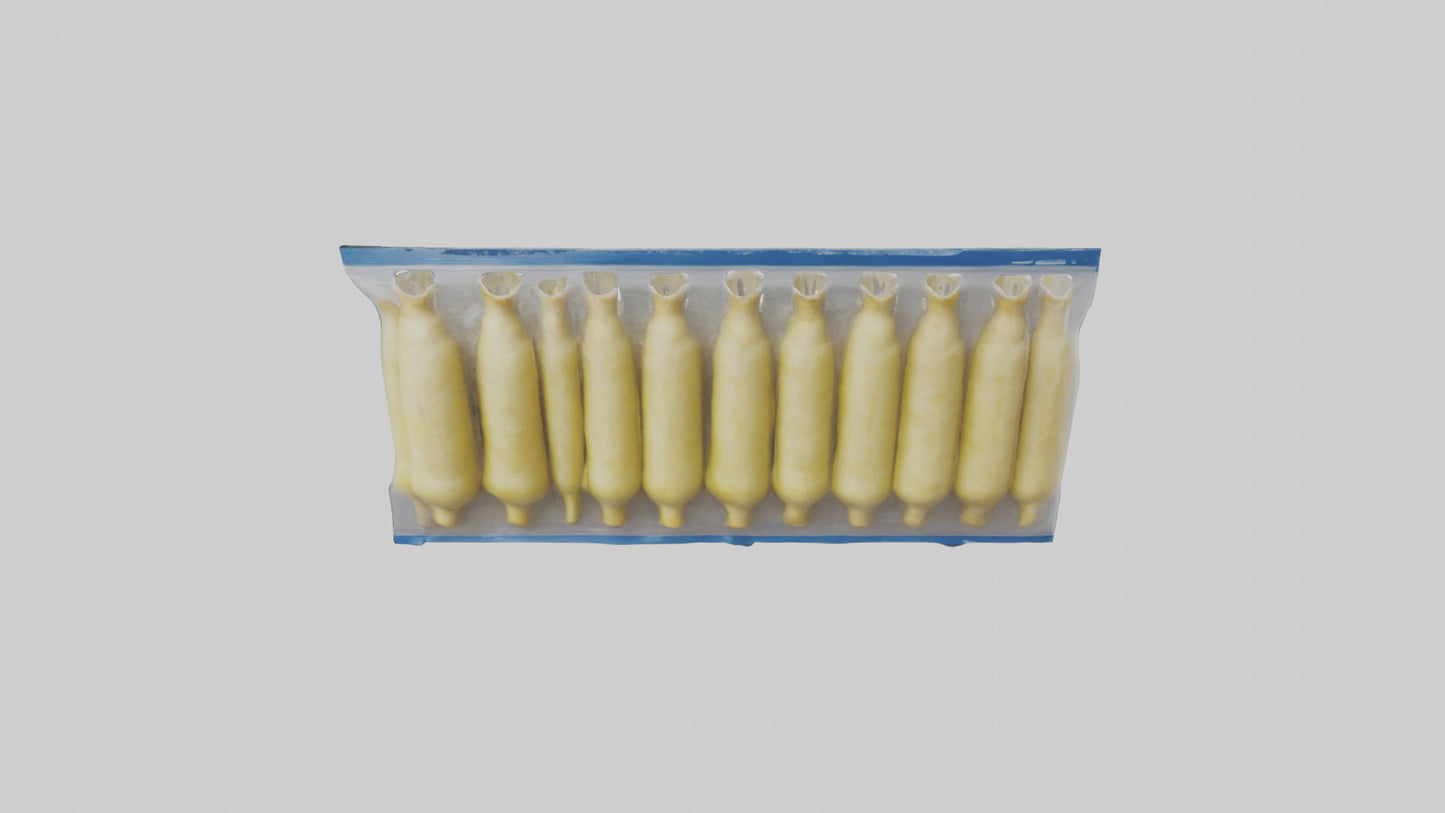 Frozen Parsnips Pack model 3D model