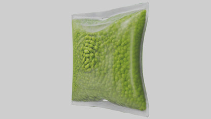 Frozen Peas Pack model VR / AR / low-poly