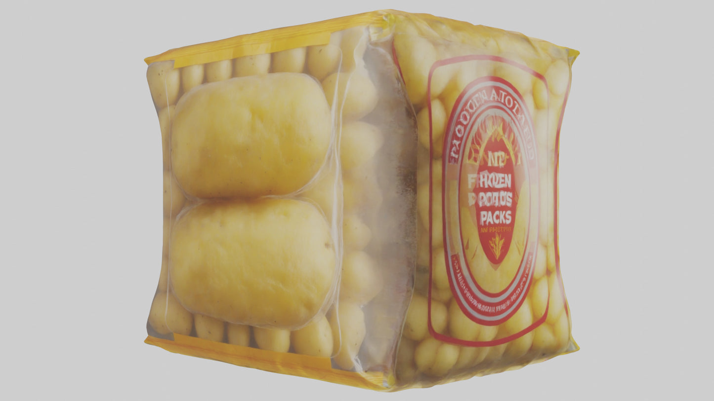 Frozen Potatoes Pack model 3D model