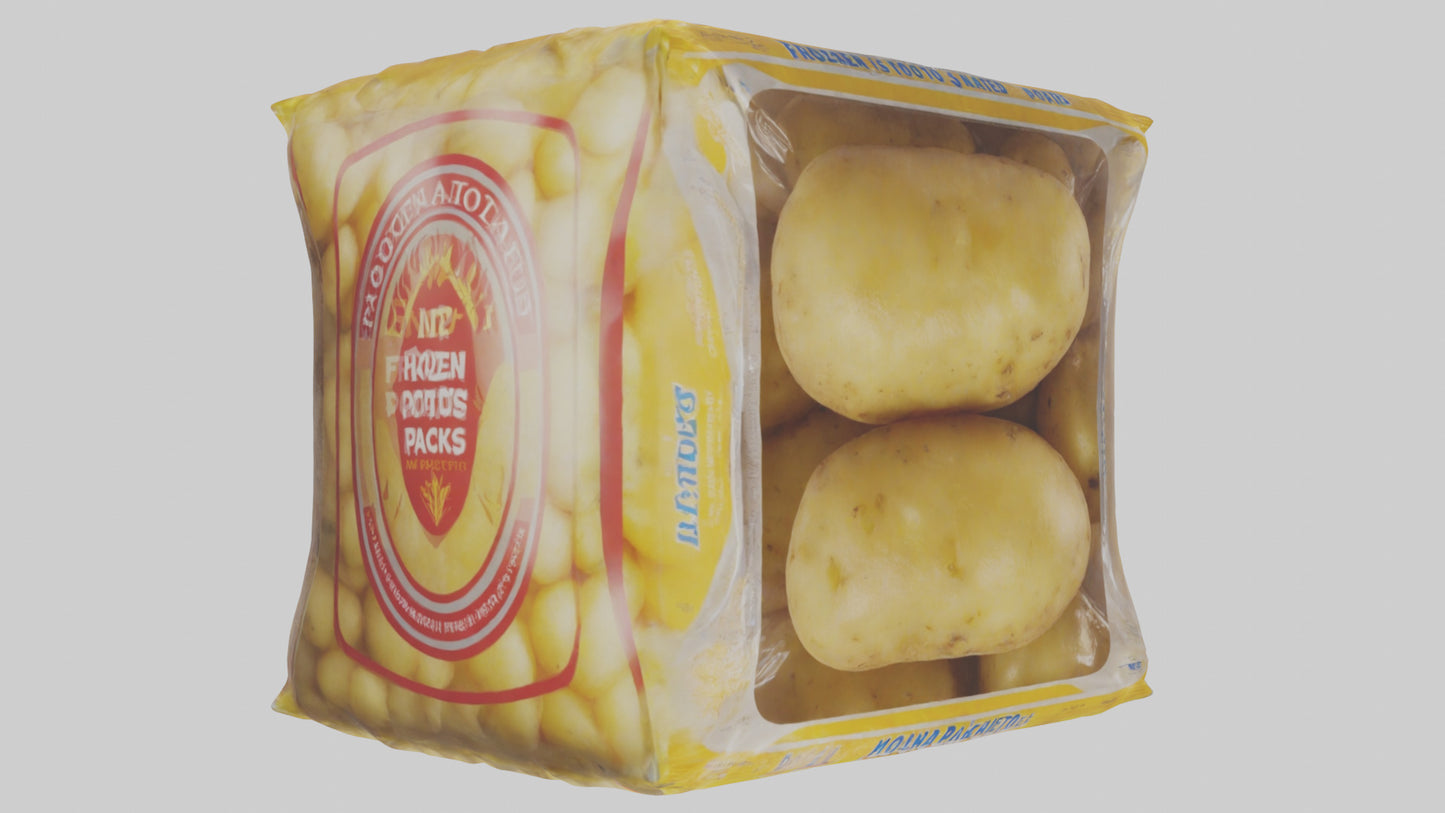 Frozen Potatoes Pack model 3D model